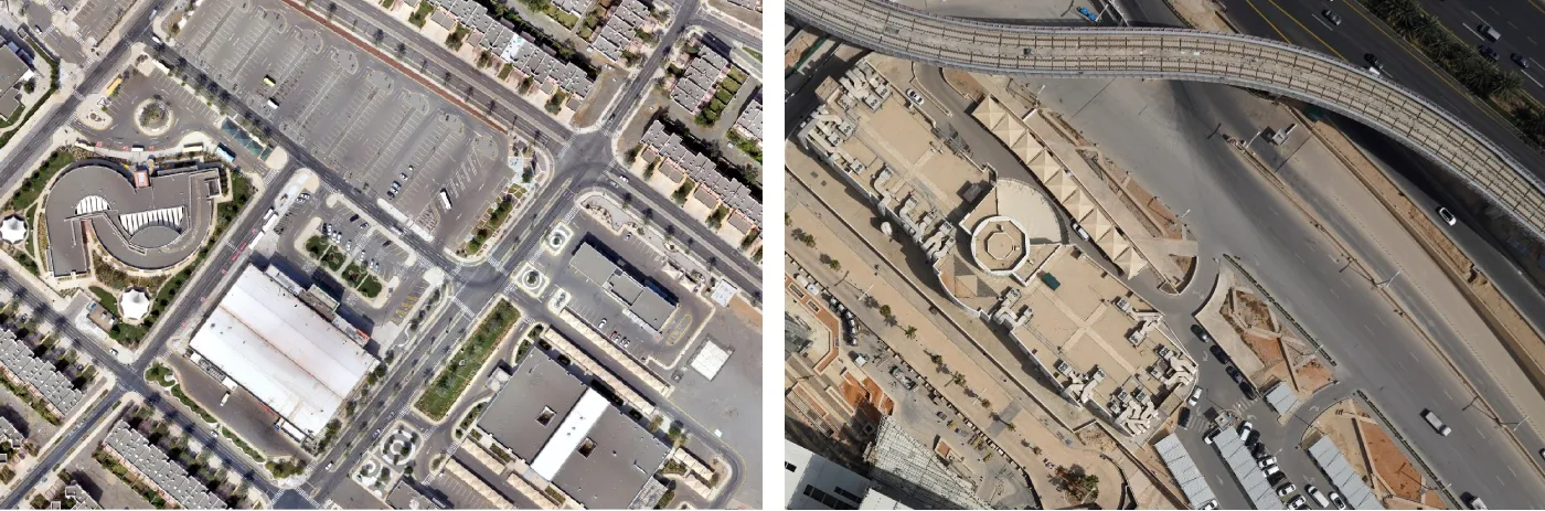 Aerial orthophoto used for project oversight