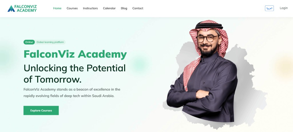 FalconViz Academy platform
